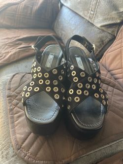 Prada wedges