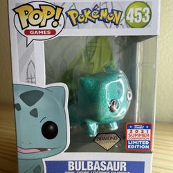 Pokemon Diamond Bulbasaur Funko Pop! Exclusive 