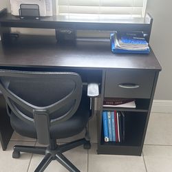 Desk & Chair (Sold as a set)