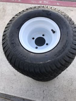 4x Golf cart tires 18x8.5-8 brand new $205 no bargain price firm