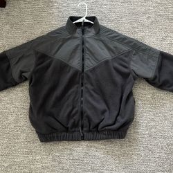 Richie Le Nylon Polar Fleece Jacket Mens Size Large