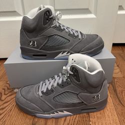 Jordan 5 wolf grey 