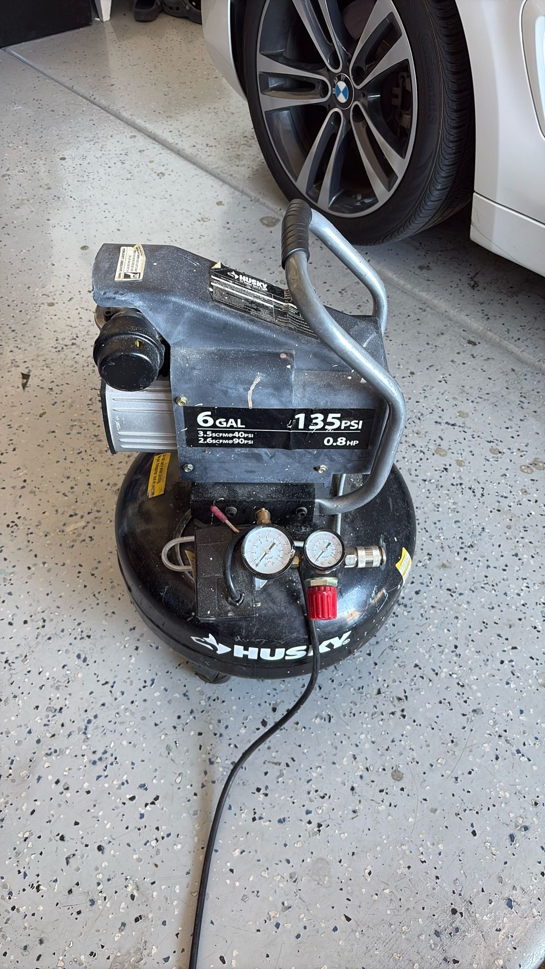 6 Gallon 135psi Compressor