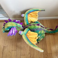 Melissa & Doug - Giant Dragon Stuffed Plush (over 3’ Long)