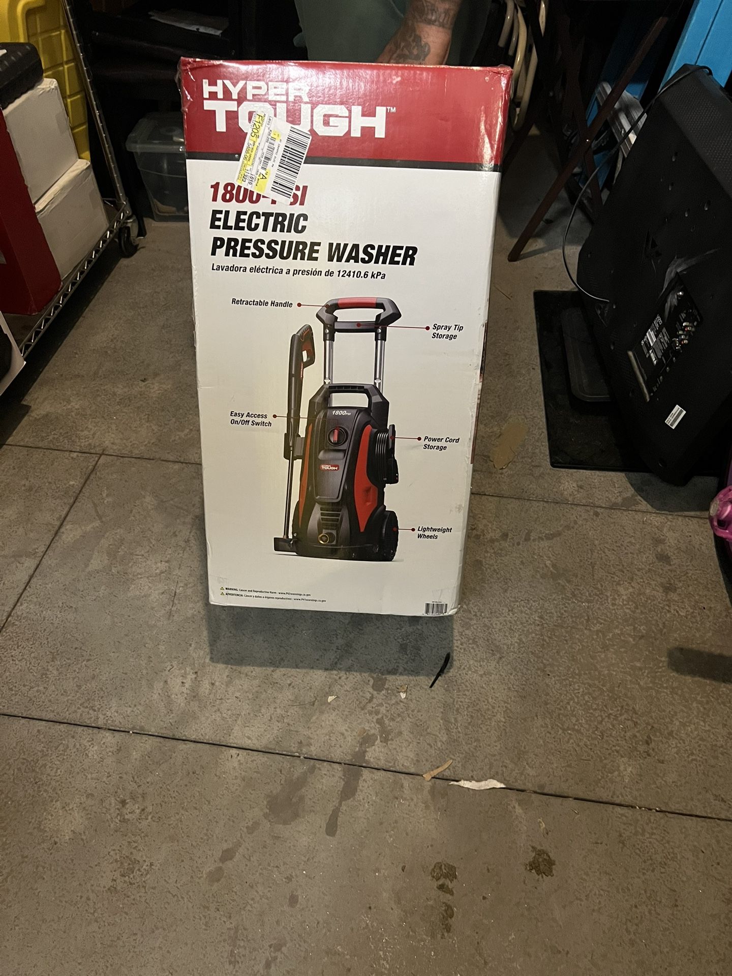 NEW Hyper Tough 1800 PSI Electric Pressure Washer