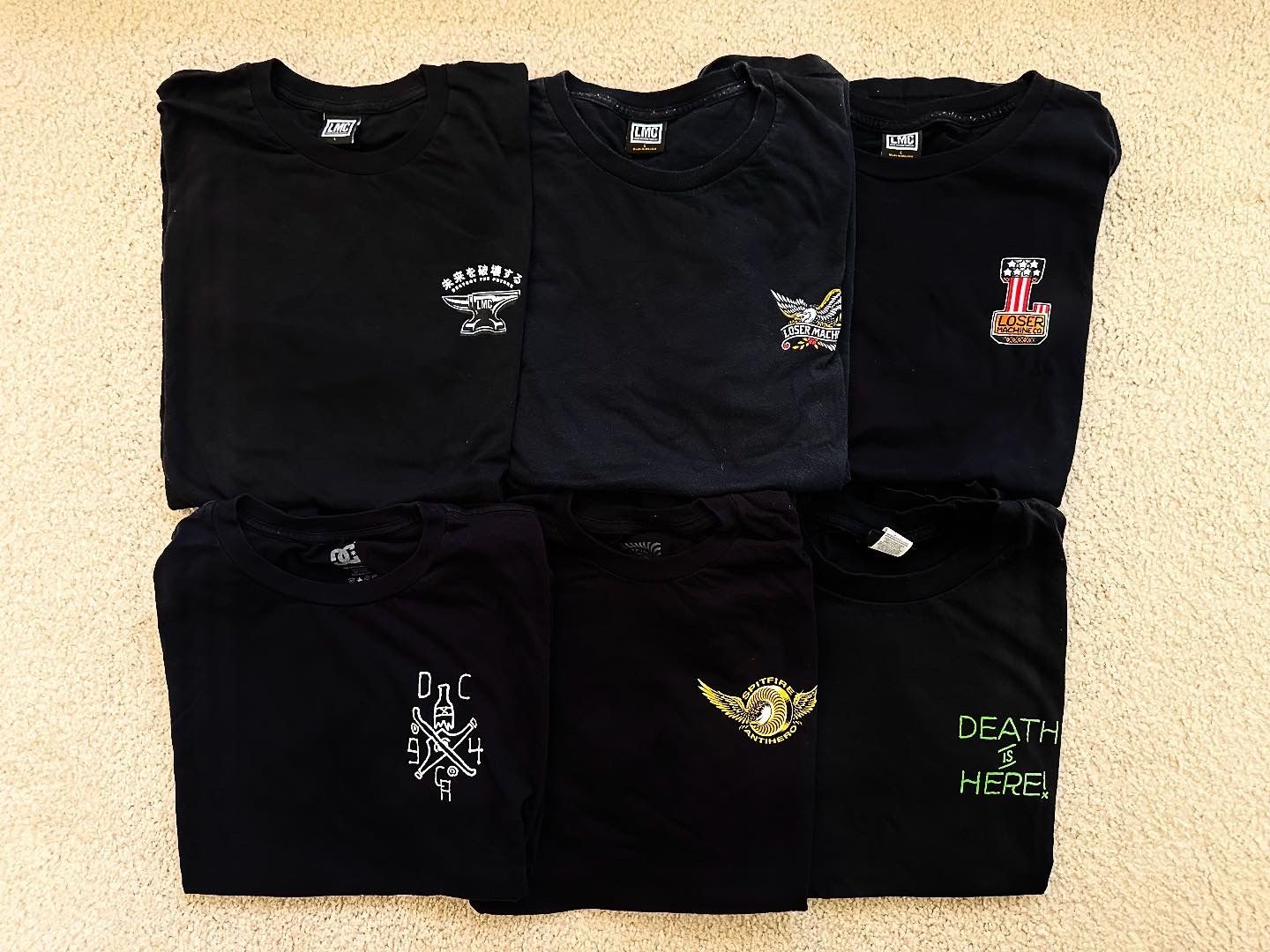 6 Skate Shirts for $60 (Bundle)