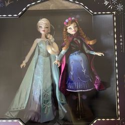 D23 Expo Disney Designer Anna & Elsa Doll Set Limited Edition