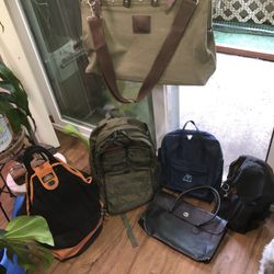 Backpacks/ Carrying Bags $5 To $15