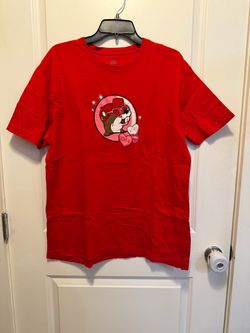 Unisex Buc-ee's "Will Never Break My Heart" Valentine's Day T-shirt size large