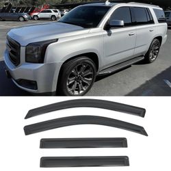 Fits 2015-2020 Chevy Tahoe/GMC Yukon/Cadillac Escalade Window Visors Acrylic 4PC Set