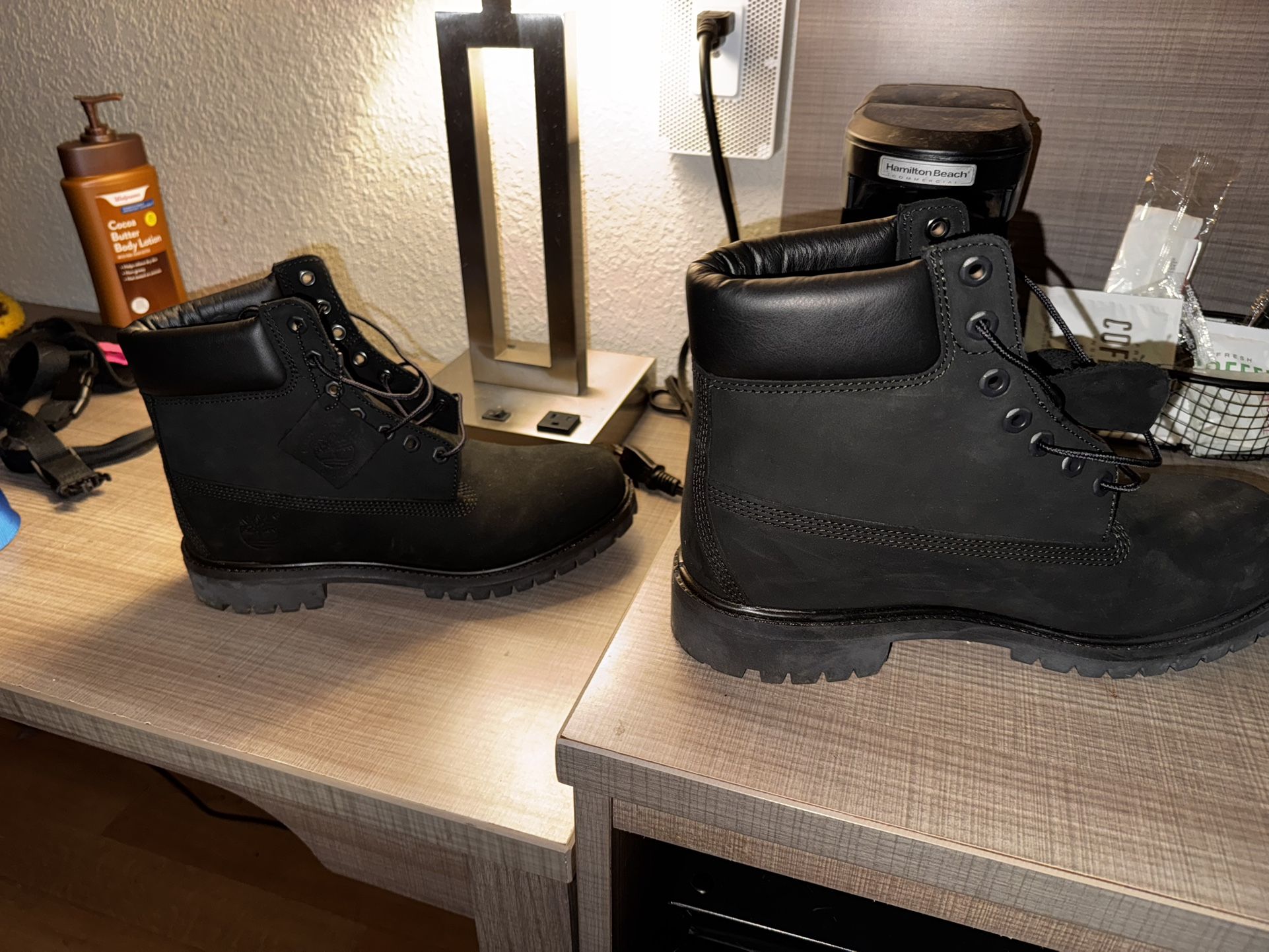 Black Timberland Boots