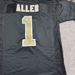 Coach Dennis Allen Signed Autograph Custom Jersey-JSA Coa-New Orleans Saints