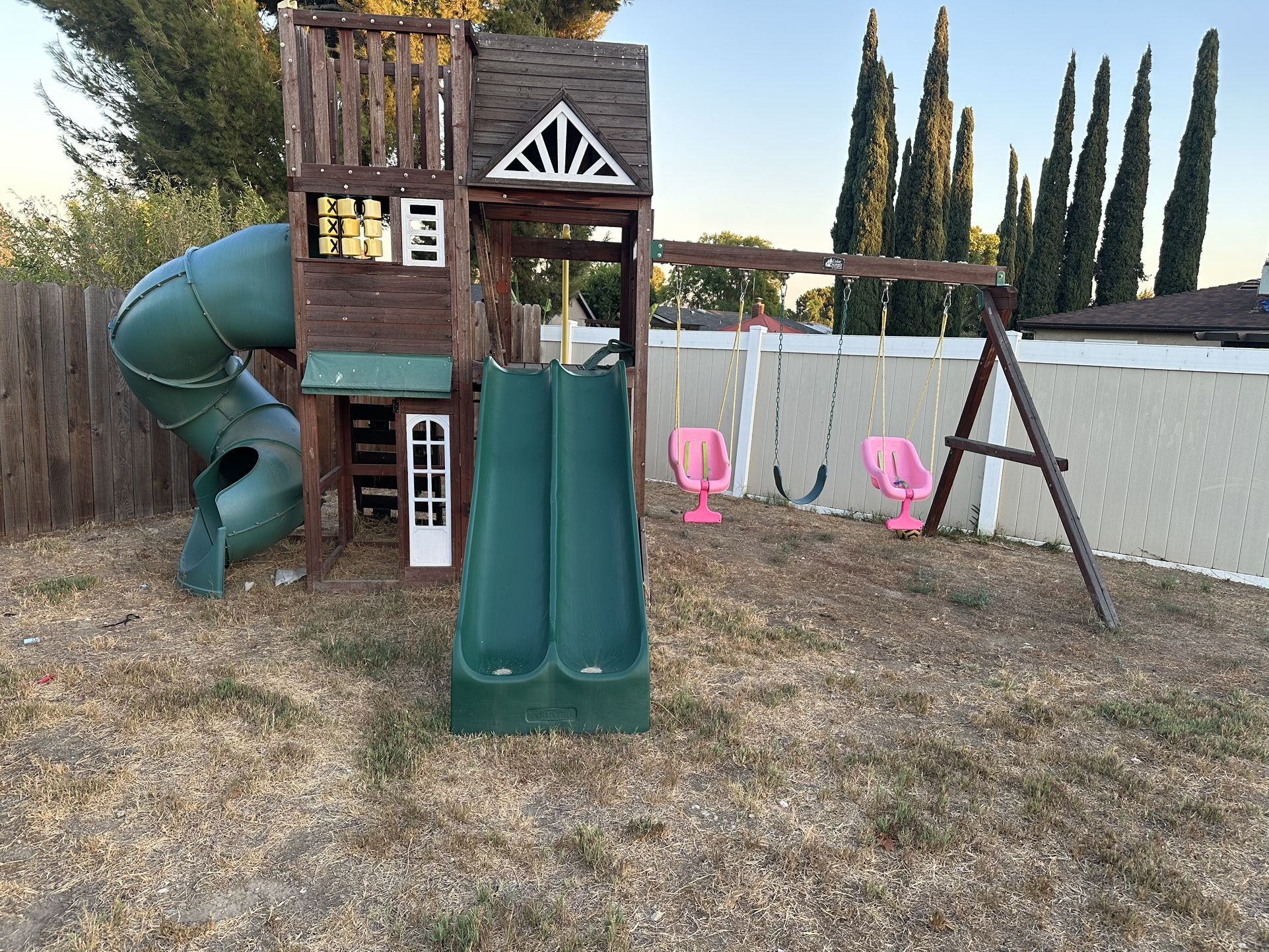 Kids Swing Set Playground 