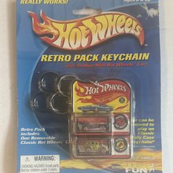 Hot Wheels Retro Pack Keychains