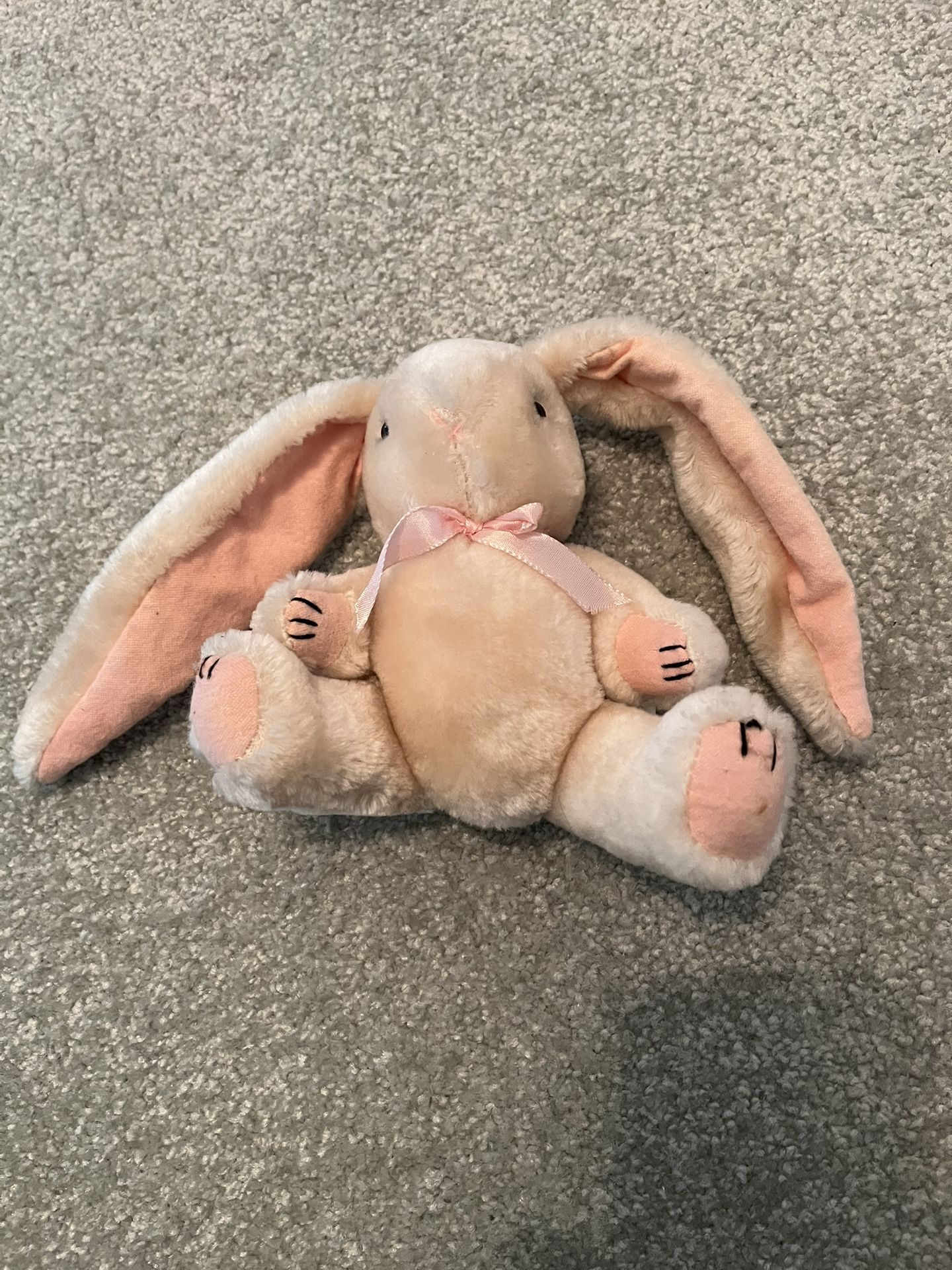 Plush Jointed Bunny Rabbit Plush bunny toy. Welcome Industrial Corp.