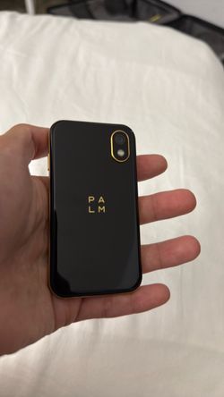 Palm Phone Black and Gold