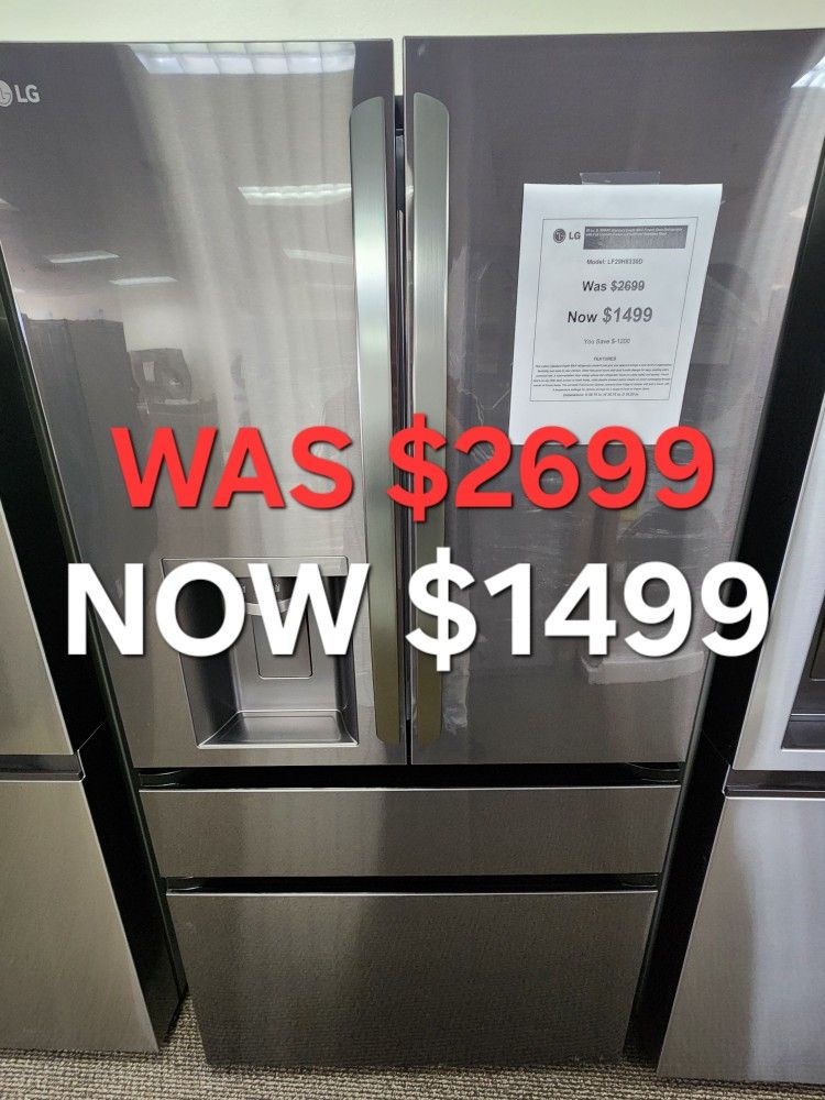 26 cu. ft. Smart Counter-Depth MAX French Door
Refrigerator with 4 types of ice in Print Proof
Stainless Steel