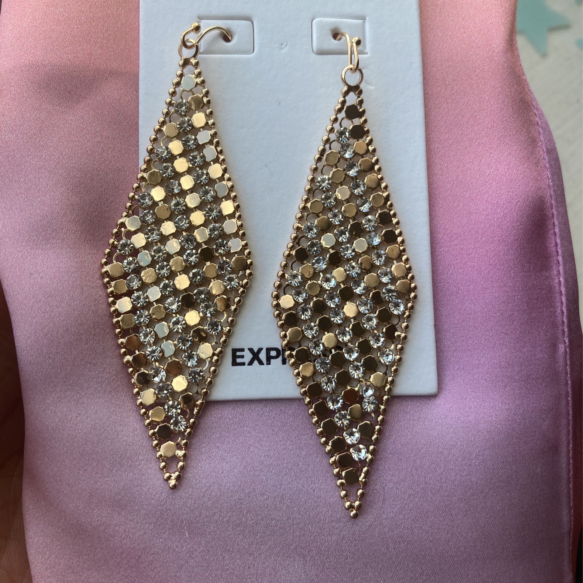 Gold Plated Earrings By Express
