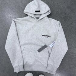 Fear of God Essentials Light Oat Hoodie Size Small (S) – Brand New 