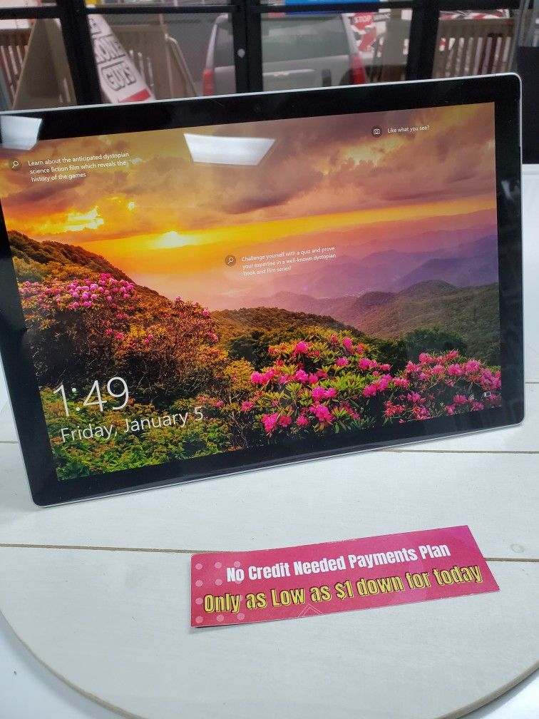Microsoft Surface Pro 6 Tablet - 90 Days Warranty - Payment Plan Available ONLY $5 DOWN