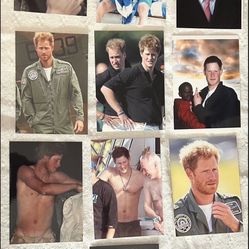 Candid 50 RARE Photos  Of Prince Harry. All 5 x 7.