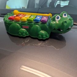 Fisher-Price Toddler Green Crocodile Xylophone 