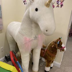 LIFE SIZE UNICORN 🦄 5 1/2 FT TALL X 5 1/2 LONG