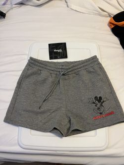 Mickey Mouse Charcoal Gray Sweat Shorts