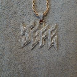 Gold Vermiel Over 925 Silver 