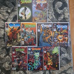 9 Spawn Comic Books