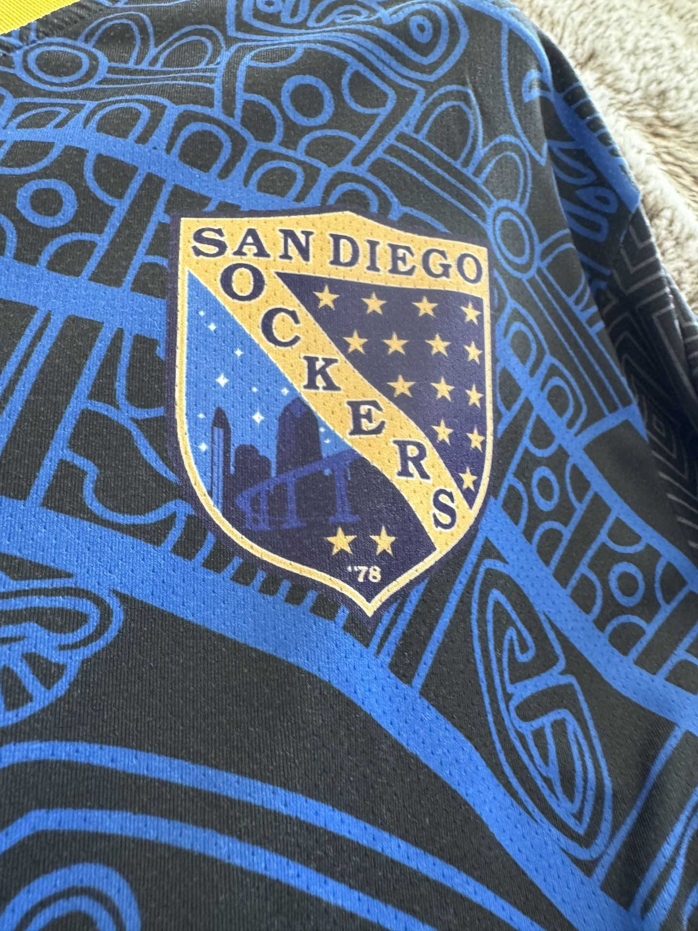 San Diego SOCKERS Authentic Home Jersey (Navy)