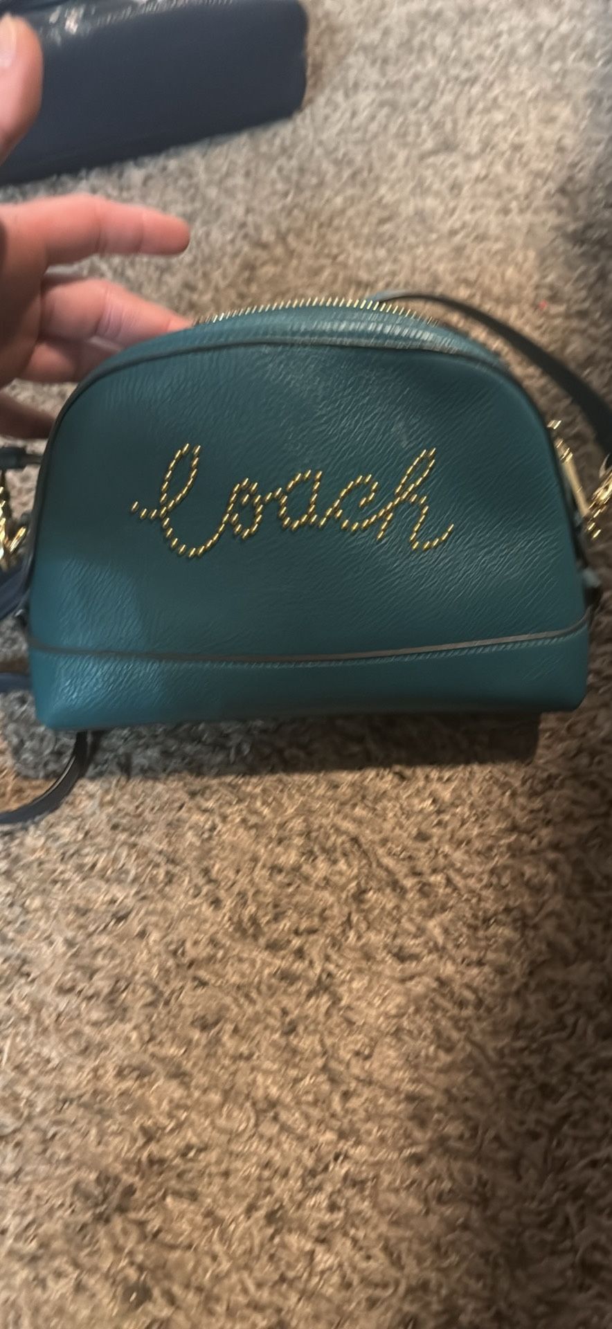 Green Coach Purse