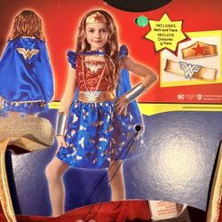 Wonder Woman Girl Costume Size 10 - 12