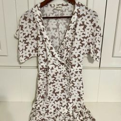 Wander Beyond - Floral Wrap Dress for Women - Small