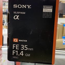 Sony FE 35mm F1.4 GM Lens