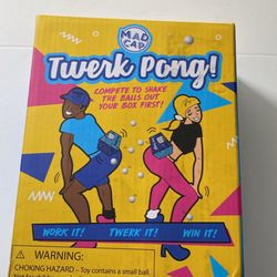 Original Twerk Party Game. Includes 10 Balls, Ribbon & Cardboard Boxes NEW! 