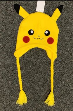 New Pokémon Pikachu one size fits most beanie hat with tassels