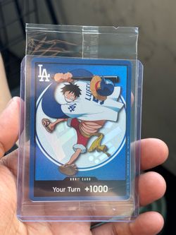 DODGER LUFFY ONE PIECE 2026 PROMO CARD