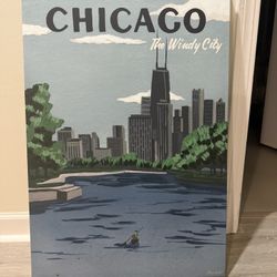 Chicago  The Windy City  Canvas