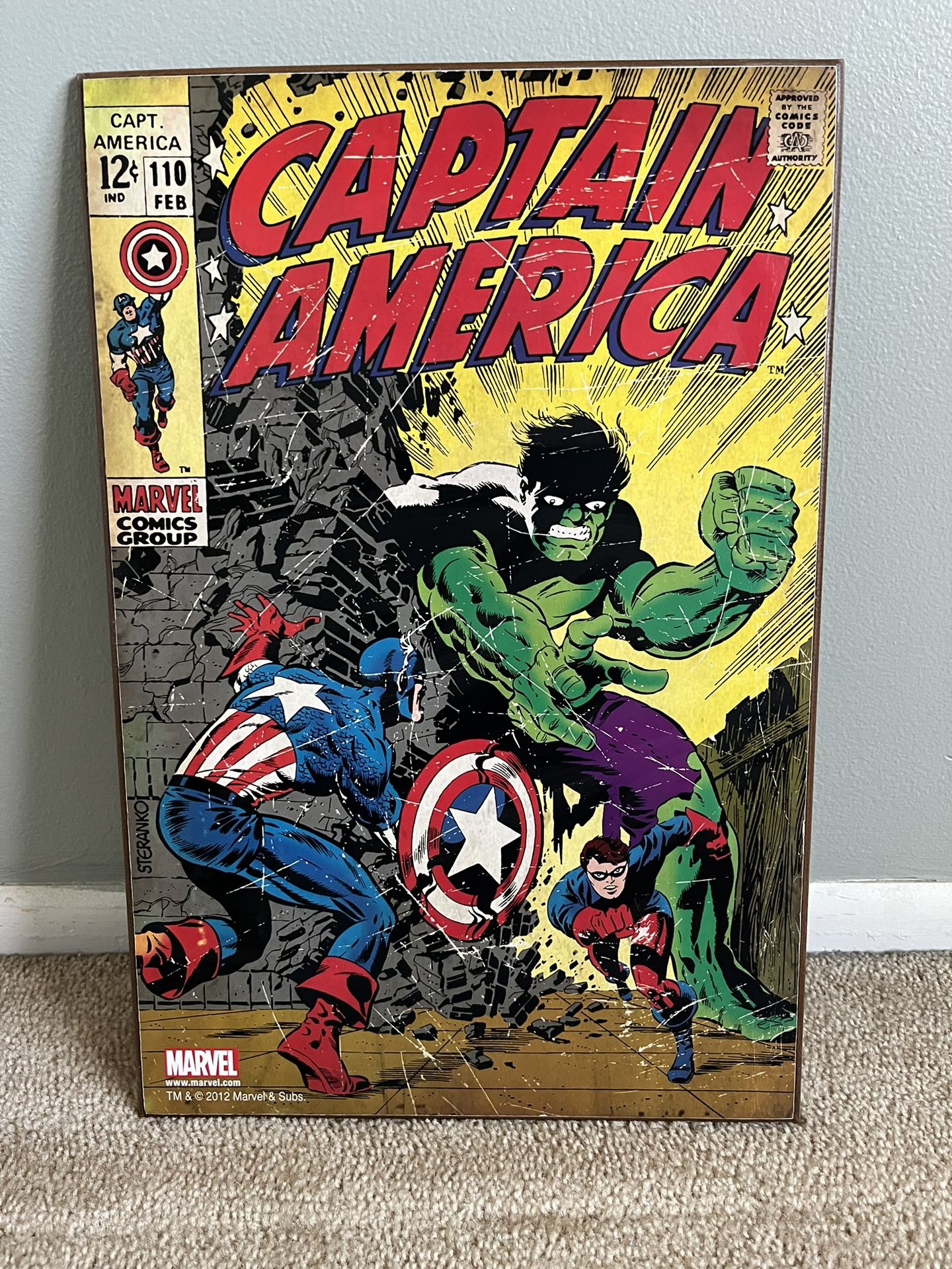 Captain America / Hulk Poster