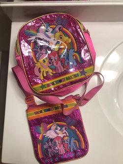 My little pony backpack and my little pony purse