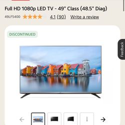 LG 49 inch Class FHD LED TV