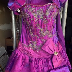 Purple Quince Dress Size 8 