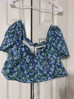 Zara Blouse Flower Size Small