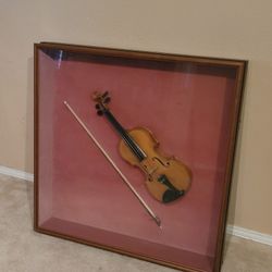 Violin In Shadowbox 