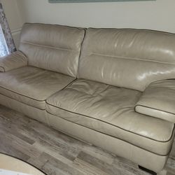 Natuzzi Leather Sofa 