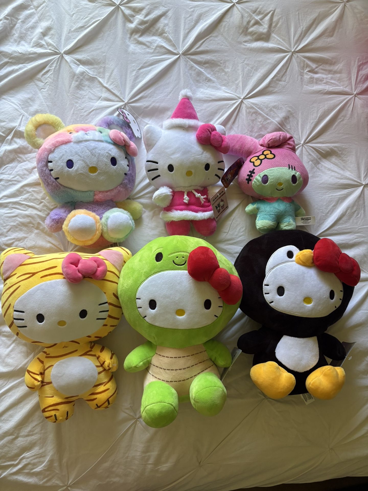 Hello Kitty plushies