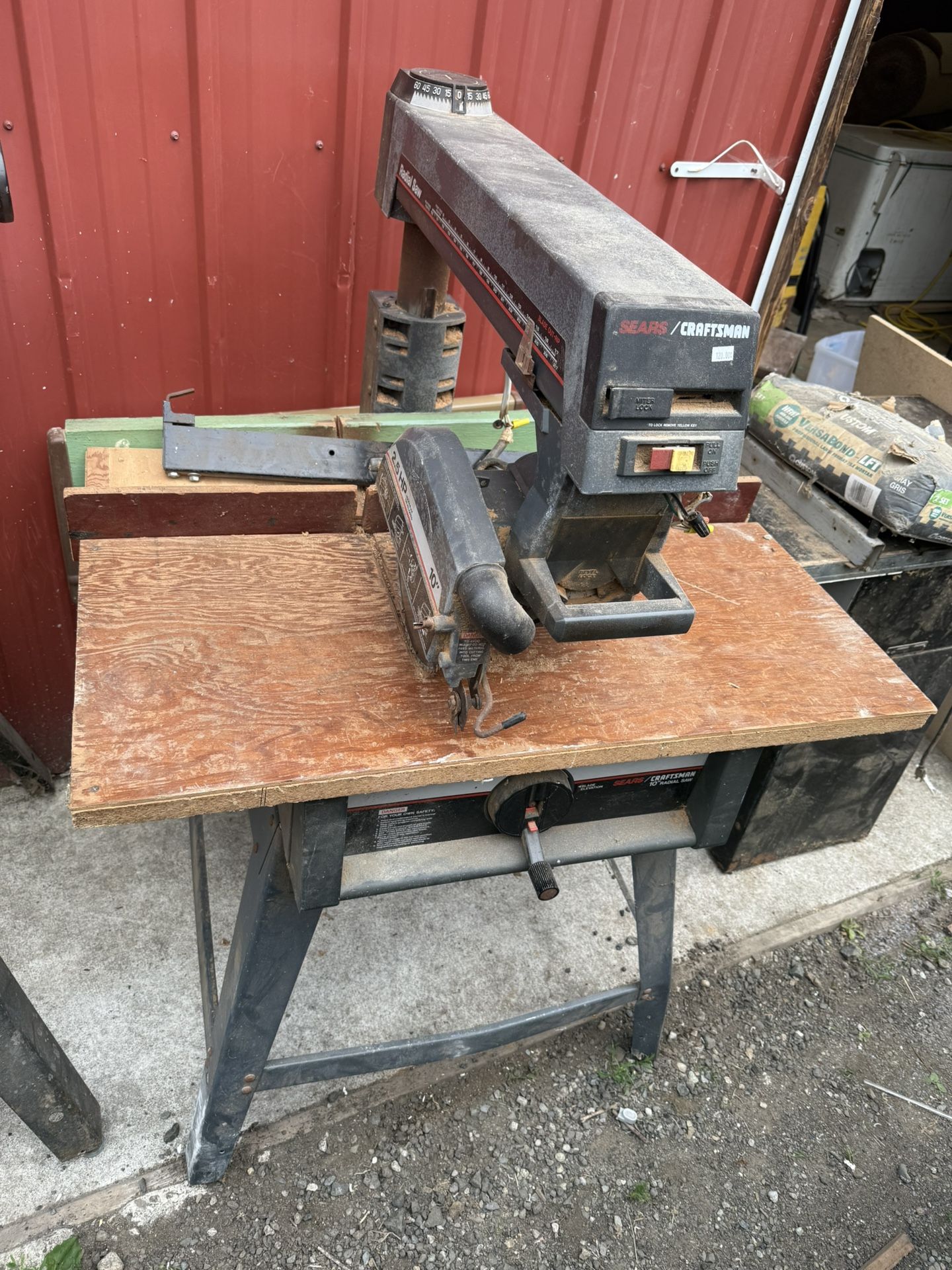 Large Heavy Duty Radial Arm Saw Make Me An Offer