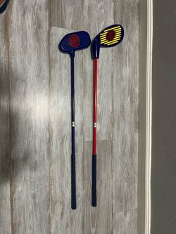 Kids Beginner SNAG Golf Club Left Hand Roller Putter & Launcher