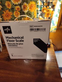 Mechanical floor scale brand new box not even open pay $25 asking $22